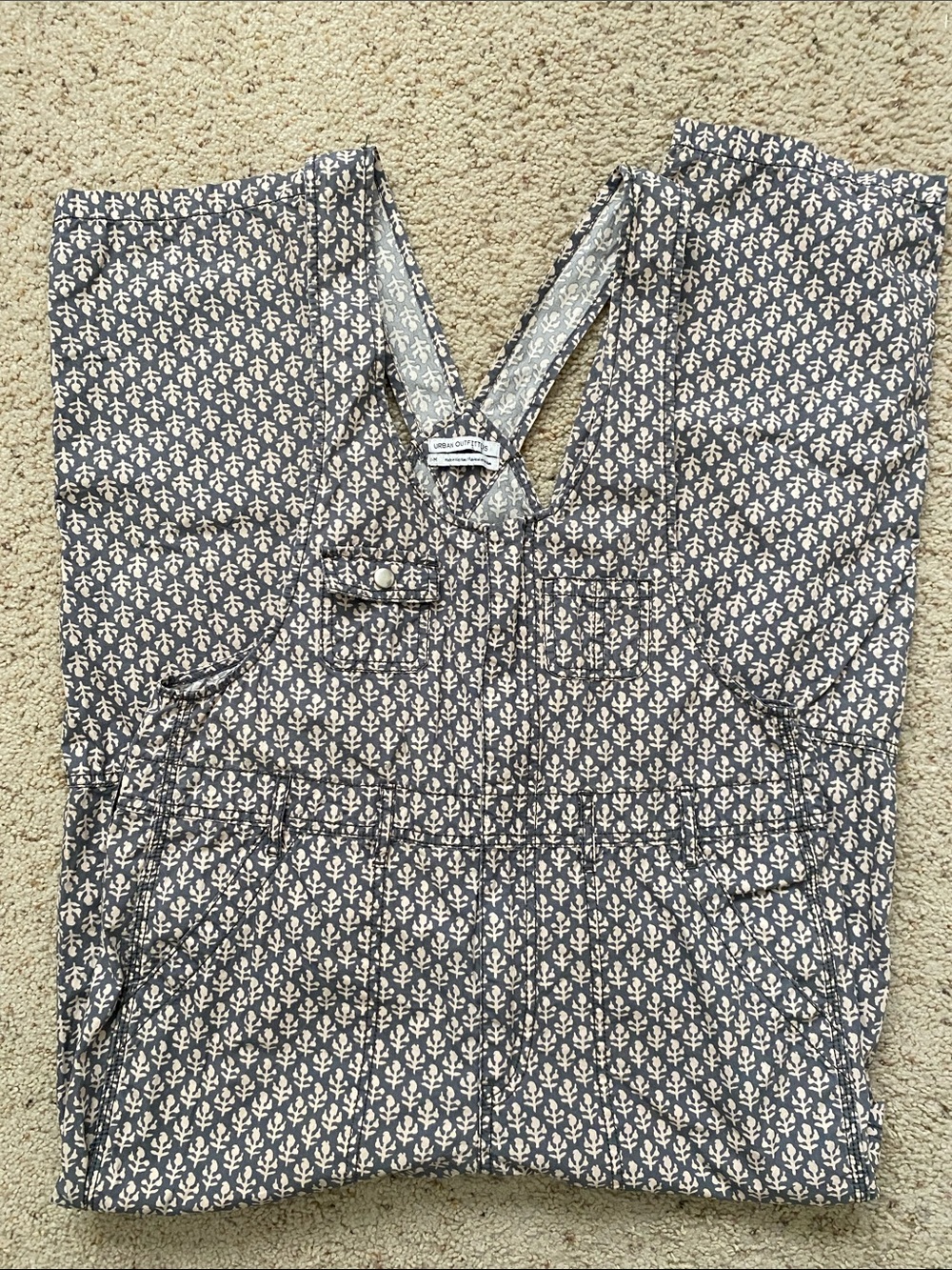 Urban Outfitters Camille Printed Overalls. M.